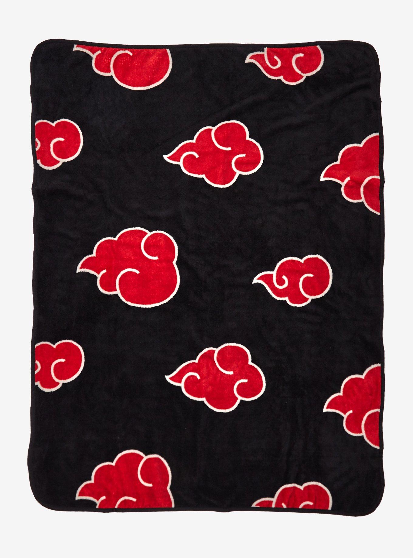 Naruto Shippuden Akatsuki Cloud Throw Blanket, , hi-res