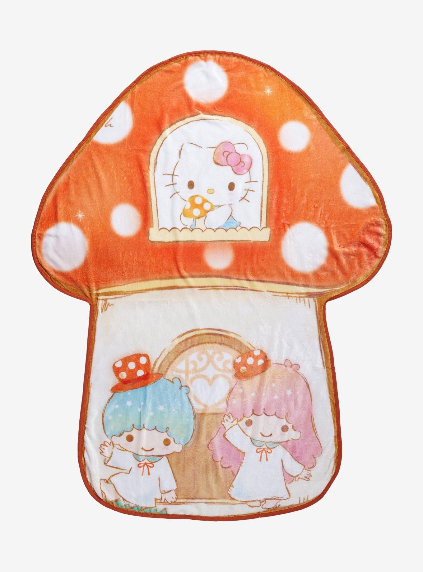 Hello Kitty And Friends Mushroom Figural Throw Blanket, , hi-res