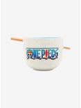 One Piece Logo Speckled Ramen Bowl With Chopsticks, , hi-res
