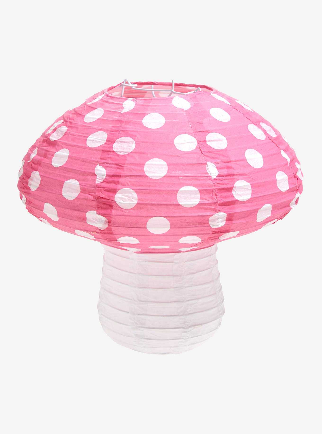 Pink Mushroom Paper Lantern, , hi-res