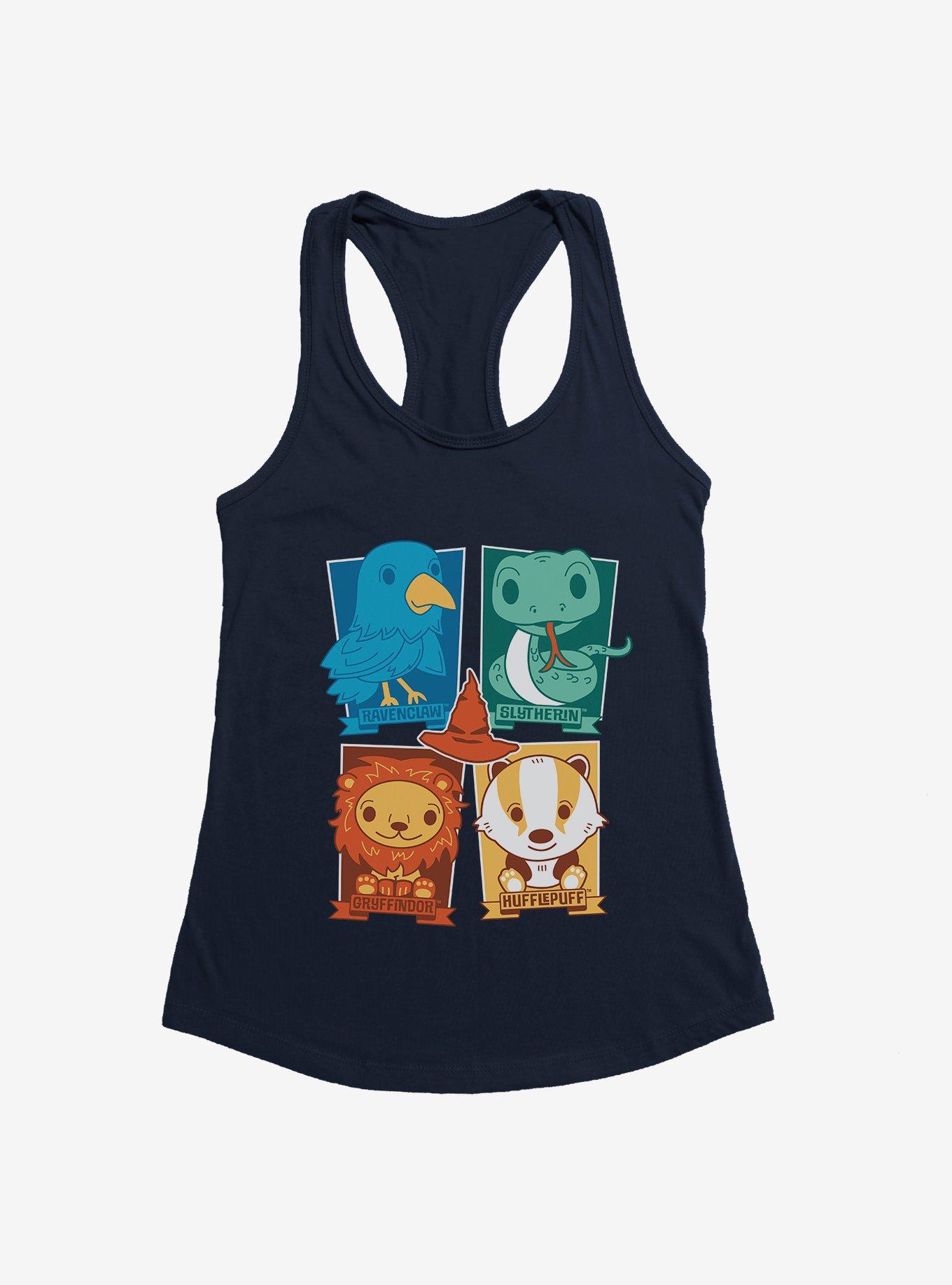 Harry Potter House Animals Chibi Girls Tank, MIDNIGHT NAVY, hi-res