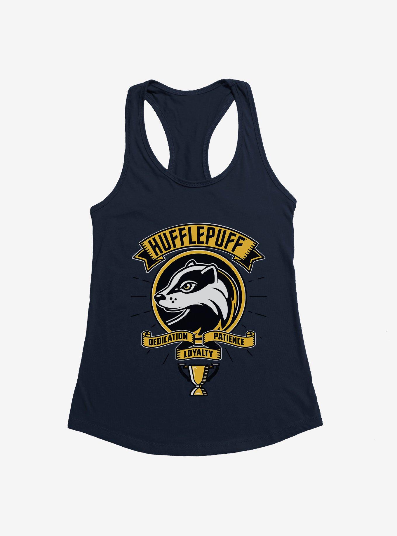 Harry Potter Hufflepuff Emblem Girls Tank, MIDNIGHT NAVY, hi-res