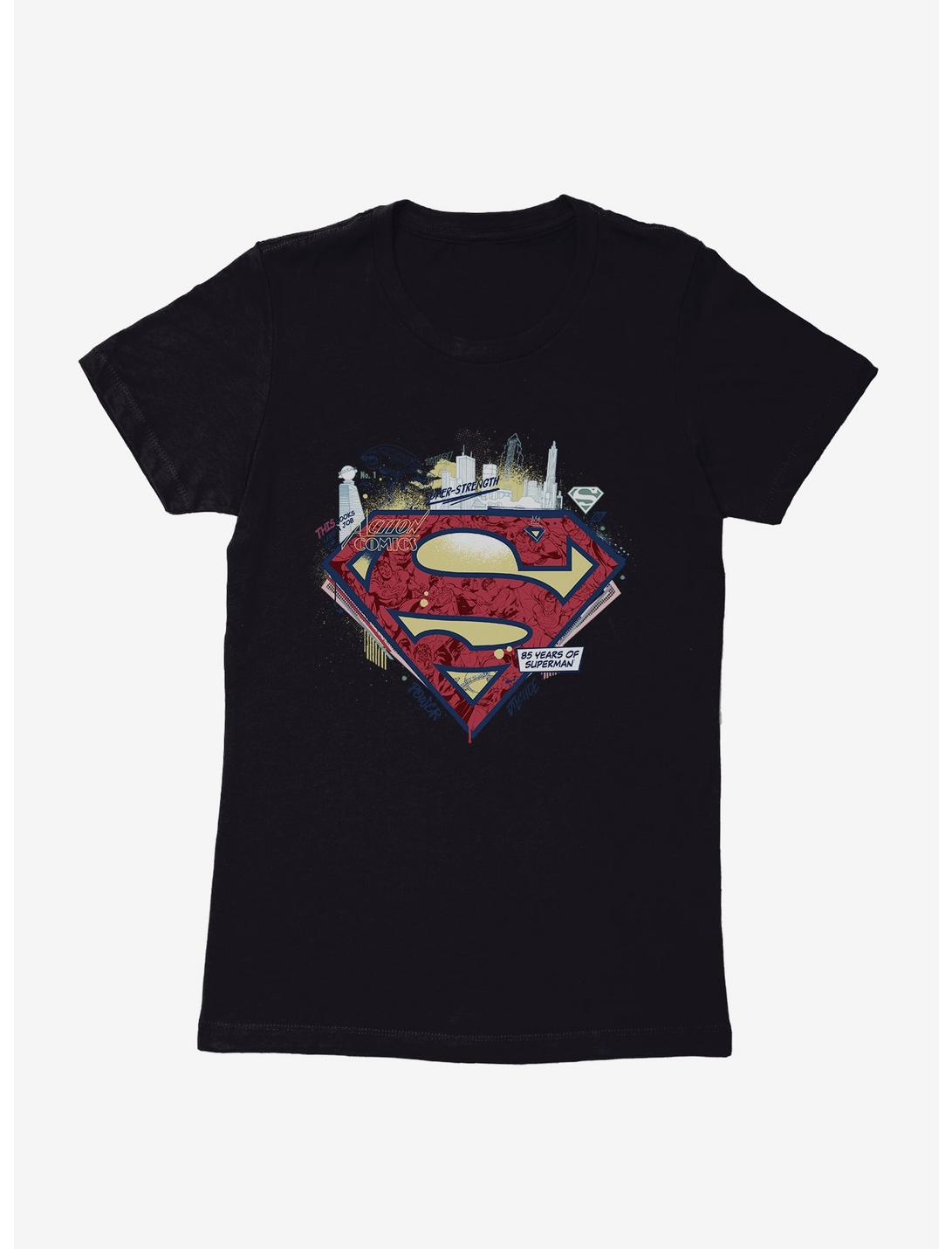 DC Comics Superman 85 Years Symbol Womens T-Shirt, , hi-res