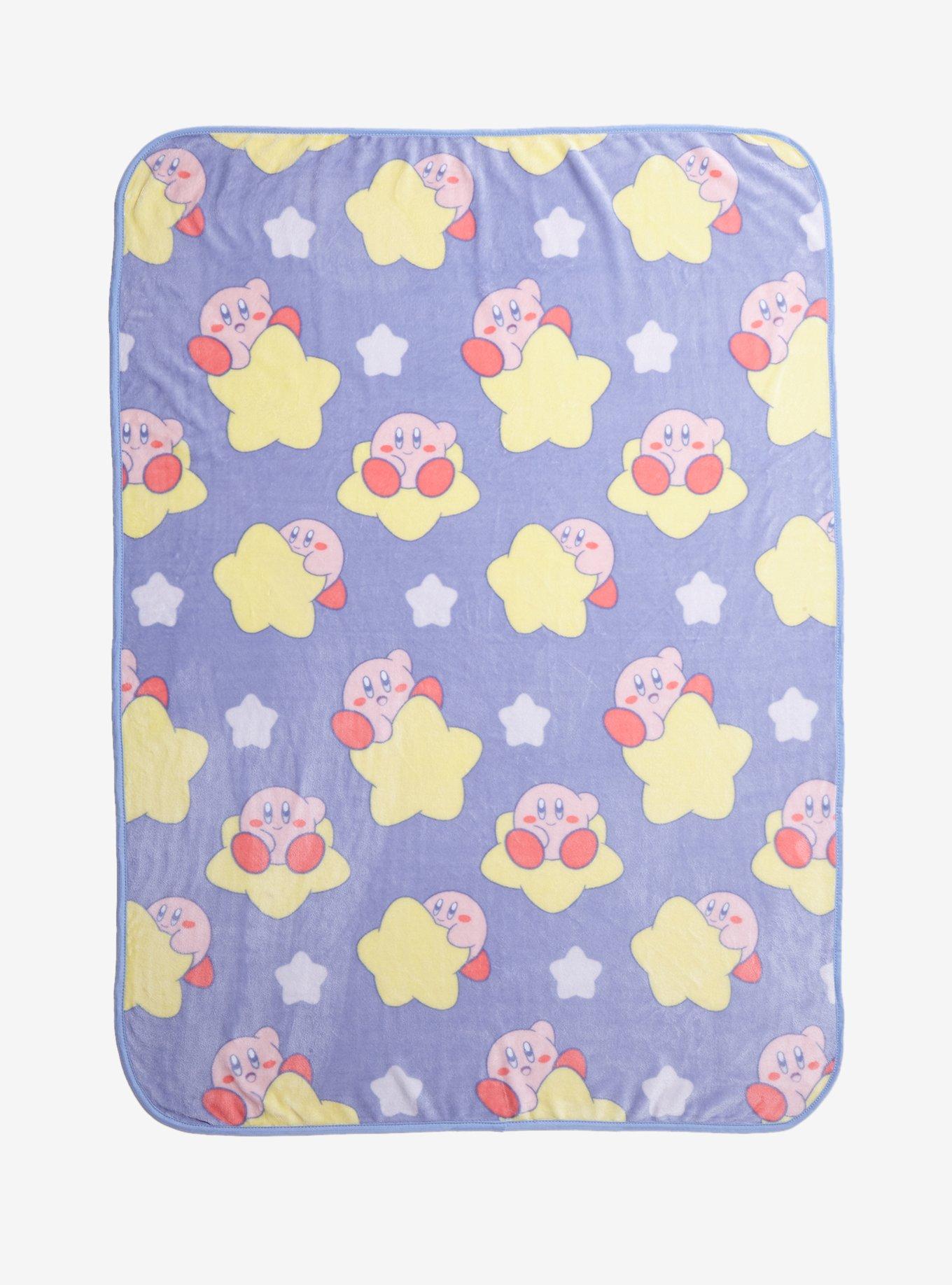 Kirby Stars Throw Blanket Hot Topic