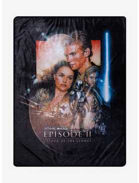 Star Wars: Attack Of The Clones Poster Throw Blanket, , hi-res