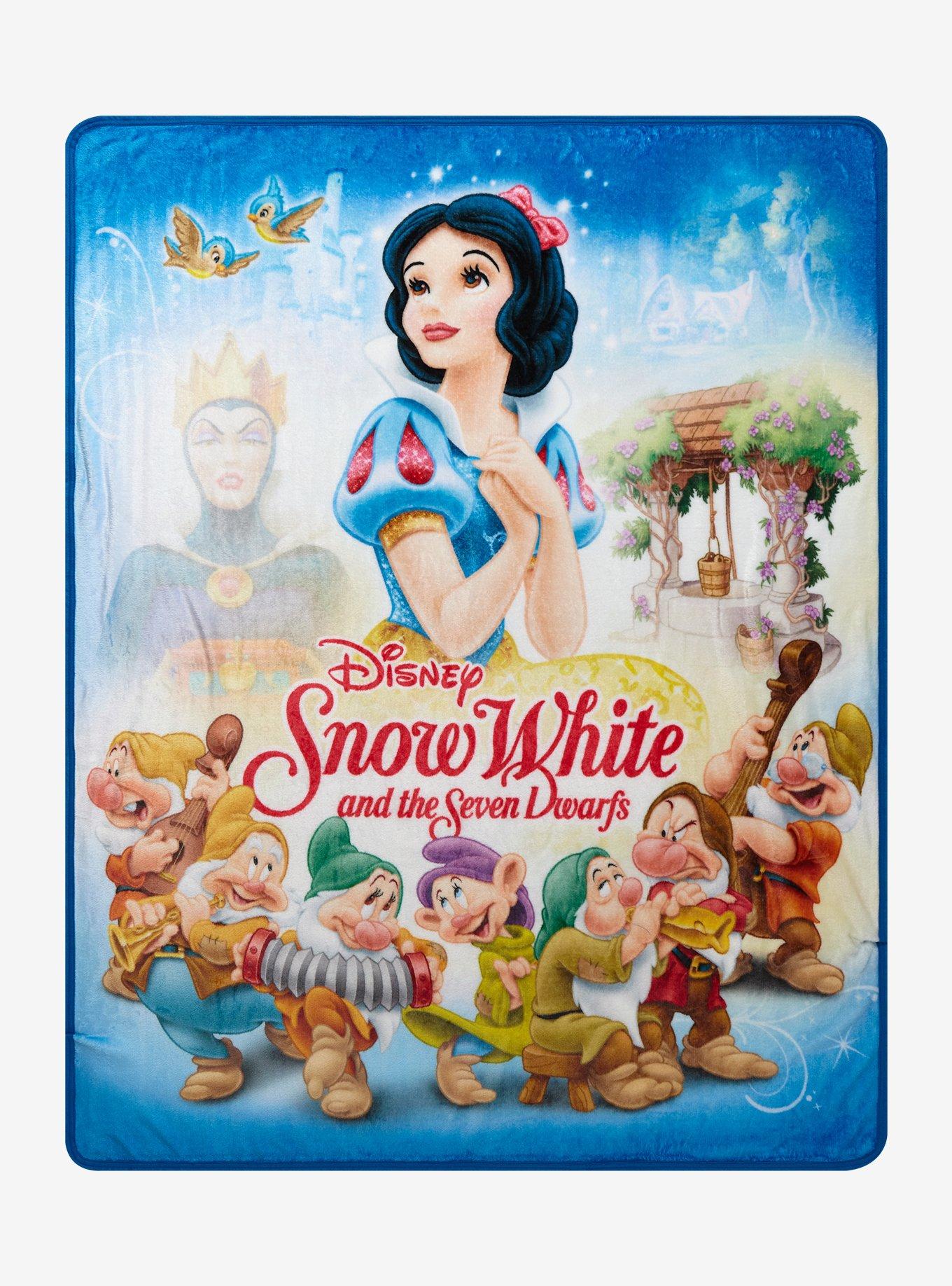 Disney Snow White And The Seven Dwarfs Classic Throw Blanket Hot