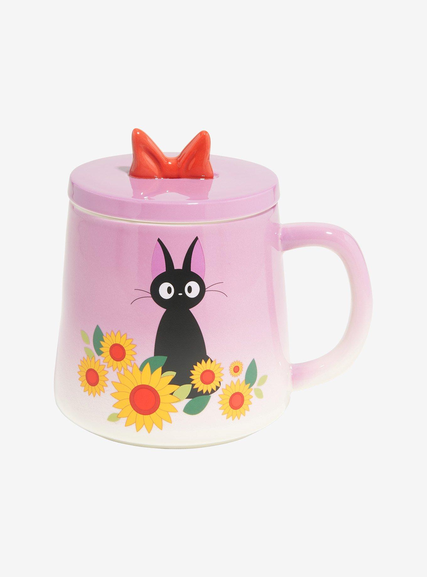 Studio Ghibli Kiki's Delivery Service Jiji Lidded Mug, , hi-res