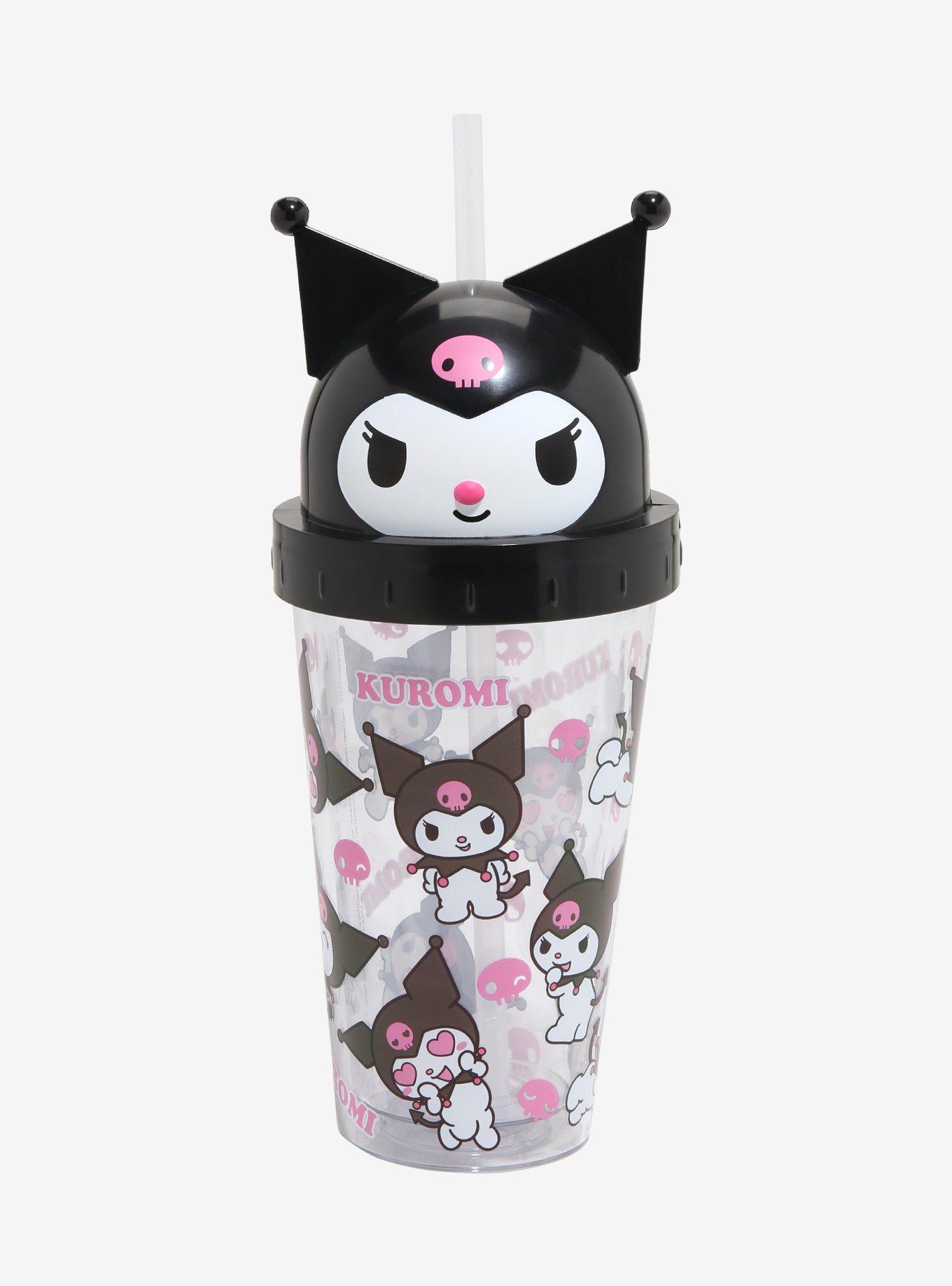 Kuromi Figural Dome Acrylic Travel Cup | Hot Topic