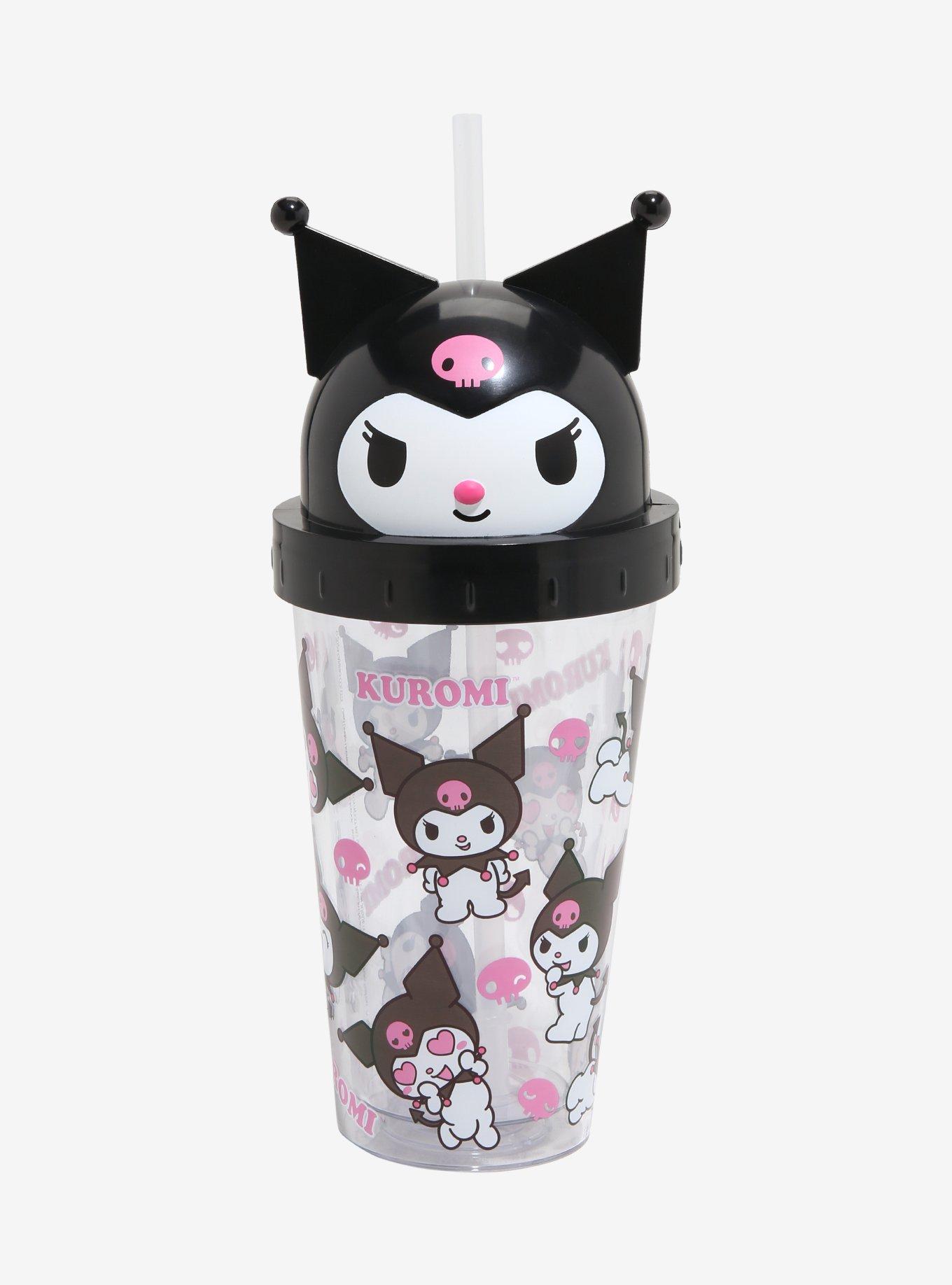 Kuromi Figural Dome Acrylic Travel Cup, , hi-res