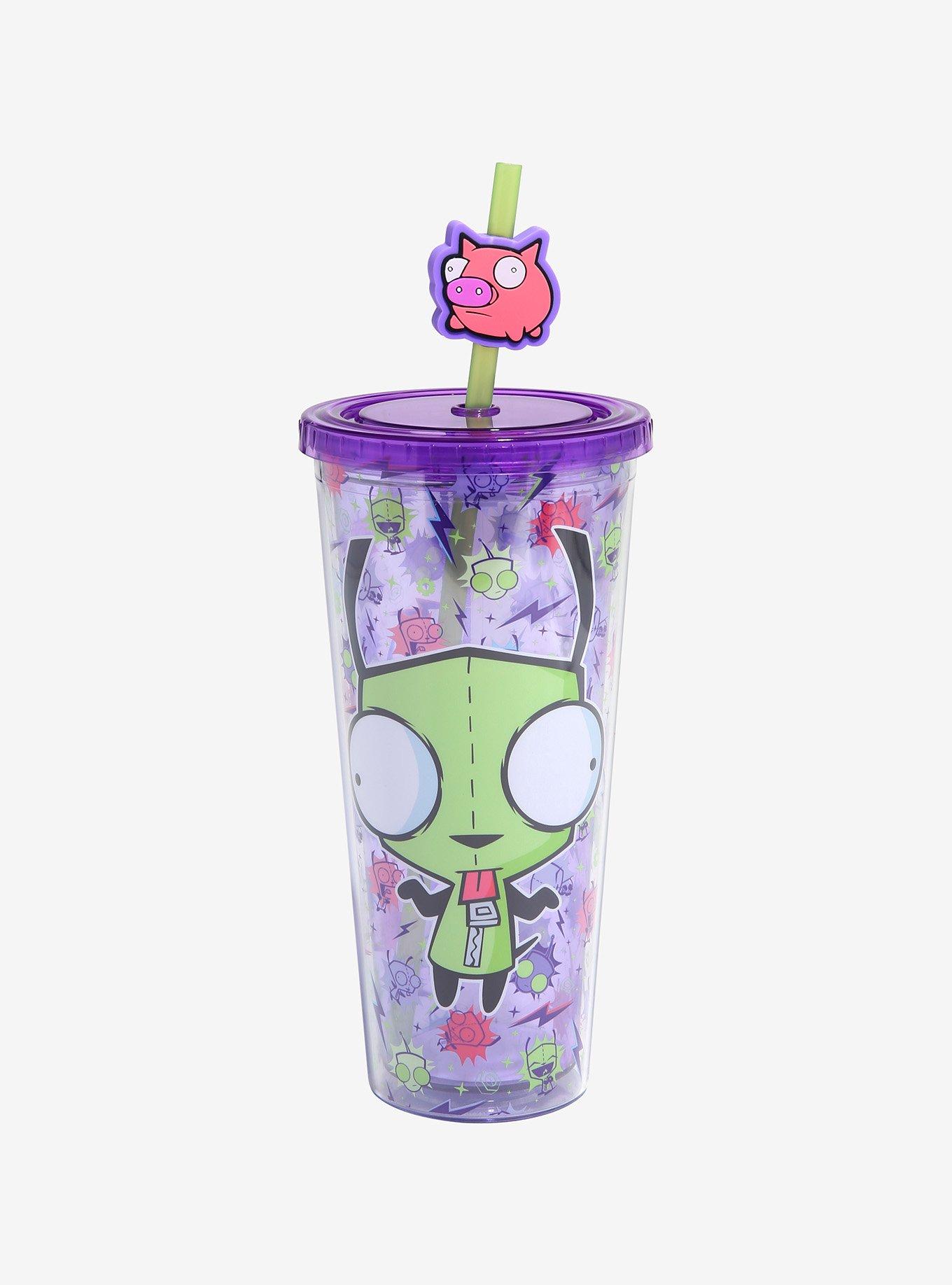 Invader Zim GIR Pig Acrylic Travel Cup, , hi-res