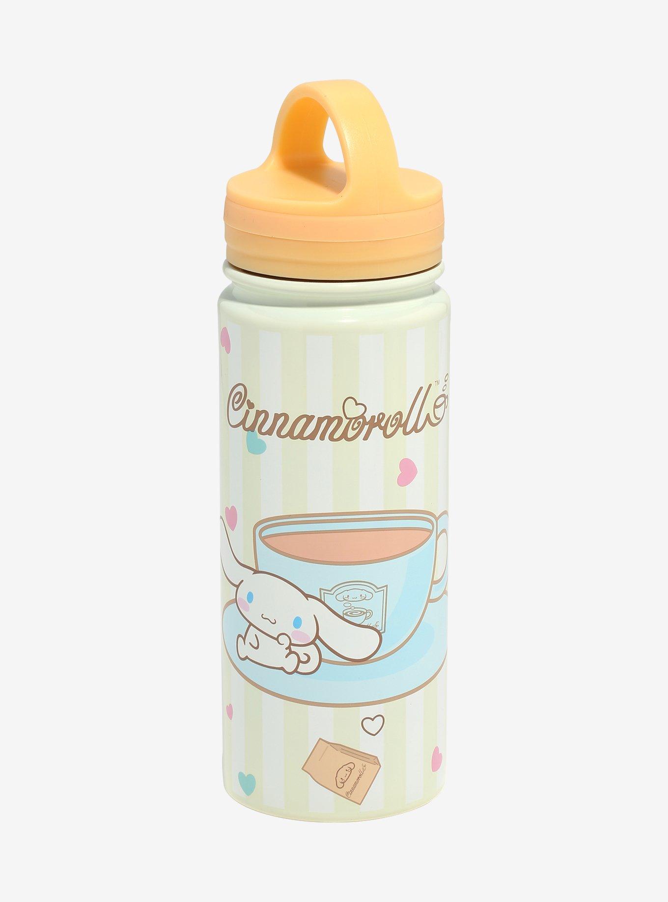 Cinnamoroll Stripe Metal Water Bottle, , hi-res