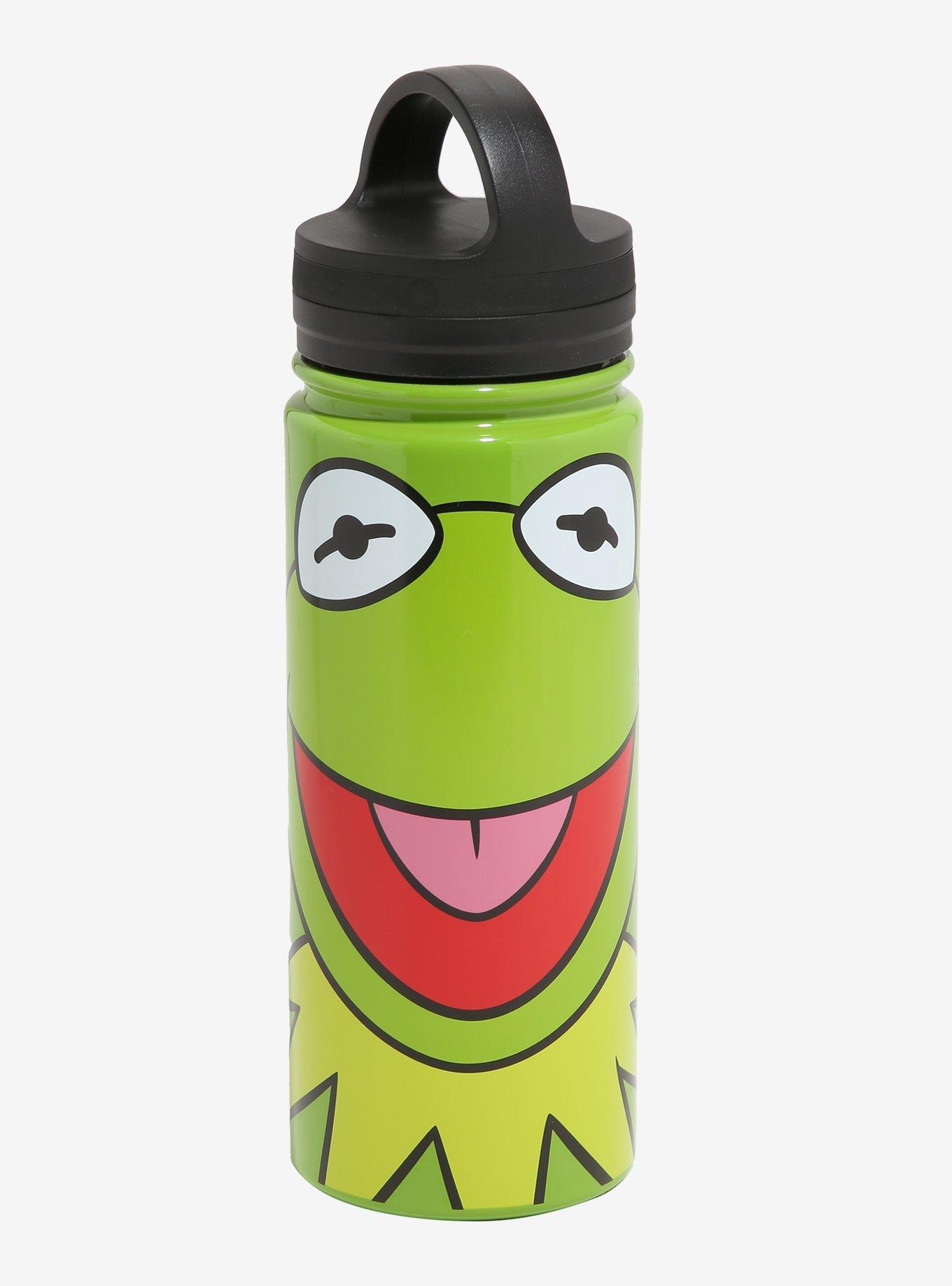Disney The Muppets Kermit Face Stainless Steel Water Bottle, , hi-res