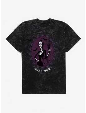 The Addams Family Morticia Mother Frame Mineral Wash T-Shirt, , hi-res