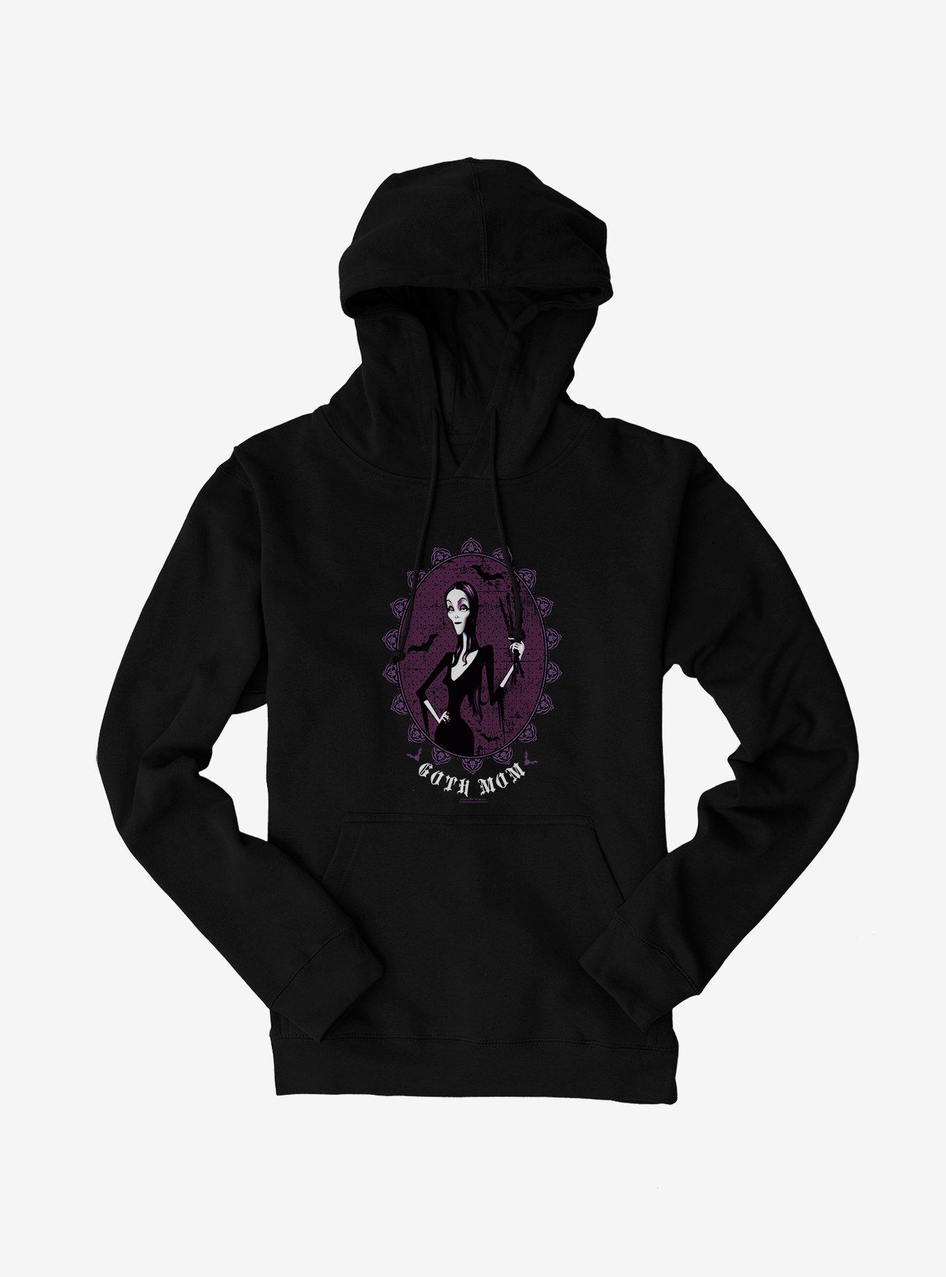 The Addams Family Morticia Mother Frame Hoodie, BLACK, hi-res