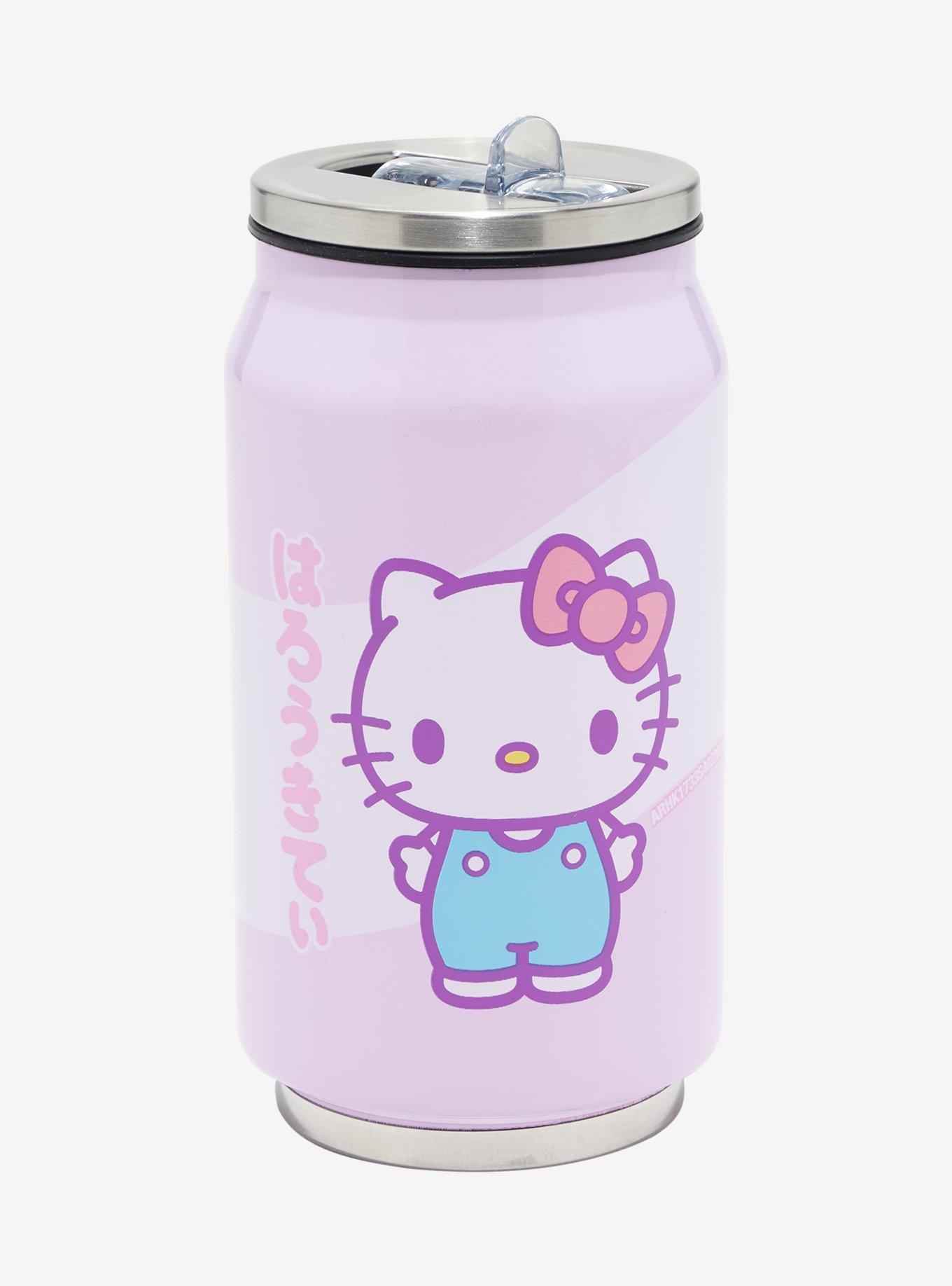 Hello Kitty Bows Soda Can Water Bottle, , hi-res