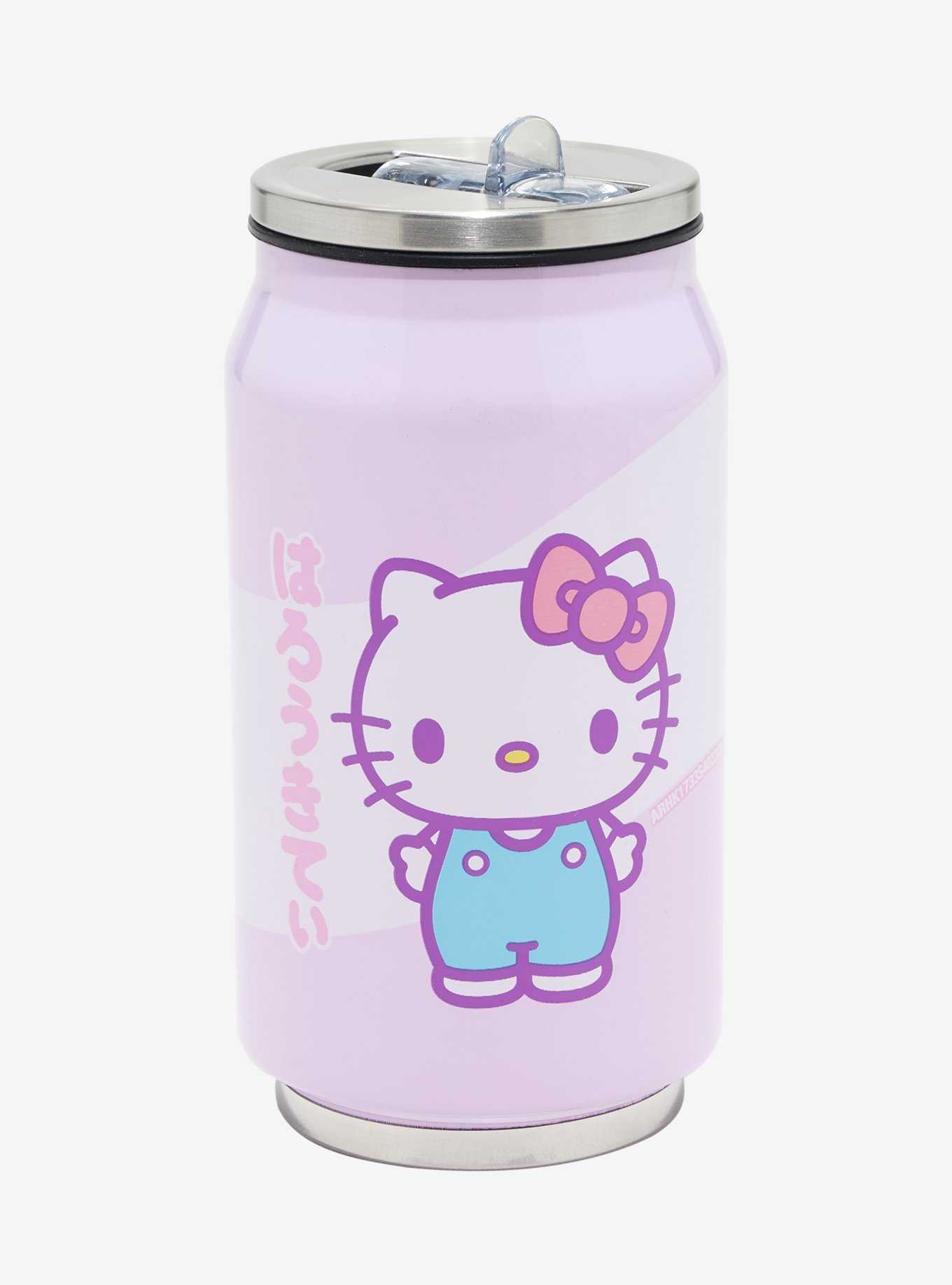 Hello Kitty Bows Soda Can Water Bottle, , hi-res