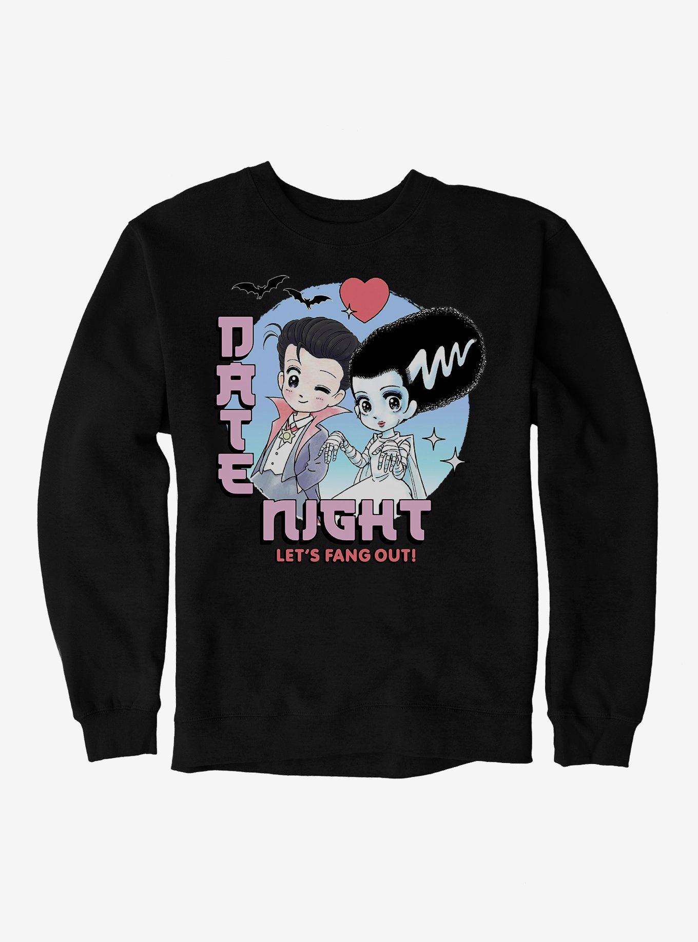 Universal Monsters Date Night Fang Out Sweatshirt, , hi-res