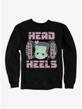 Universal Monsters Head Over Heels Sweatshirt, BLACK, hi-res