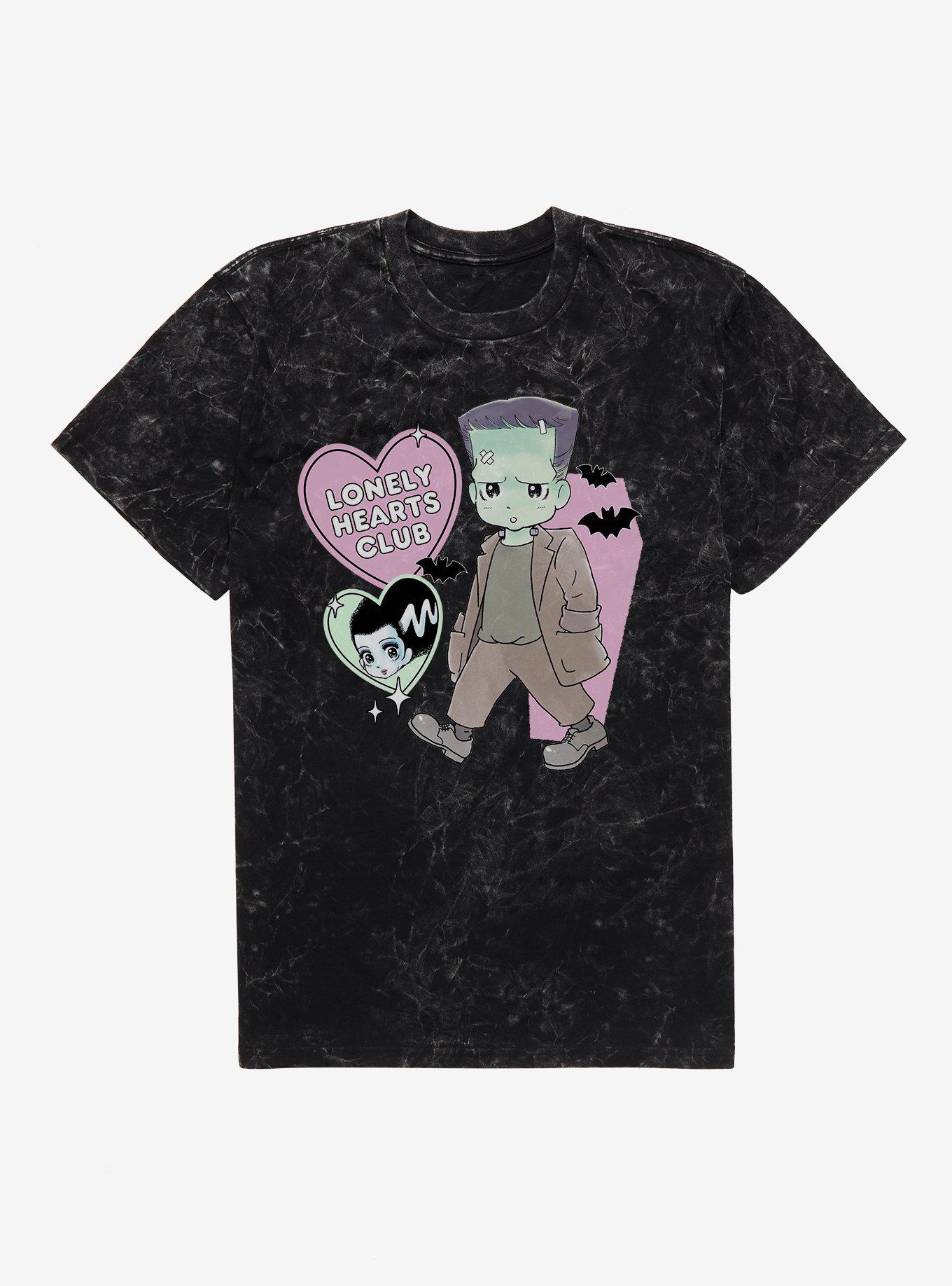 Universal Monsters Lonely Hearts Club Mineral Wash T-Shirt, , hi-res