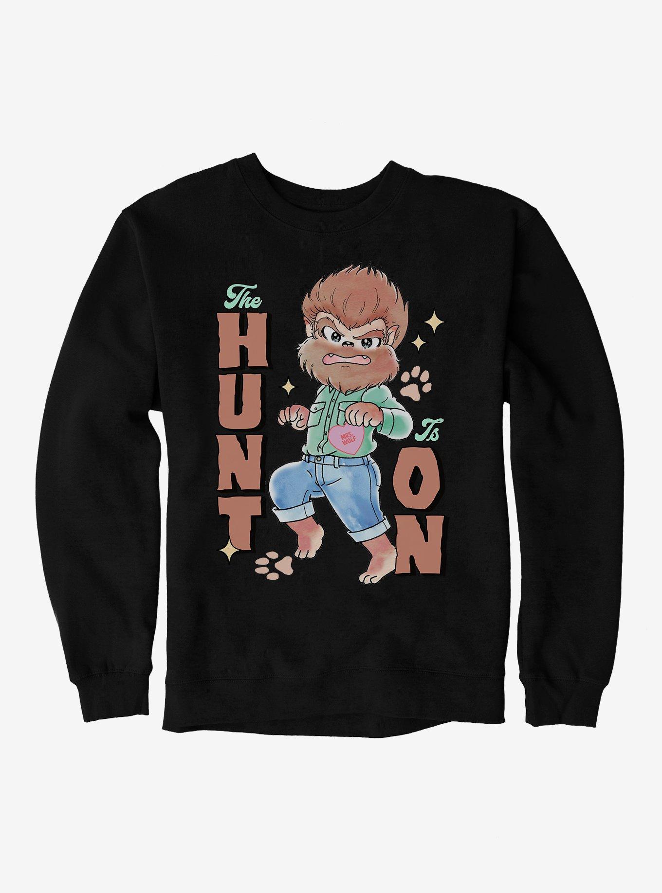 Universal Monsters The Hunt Is On Sweatshirt, BLACK, hi-res