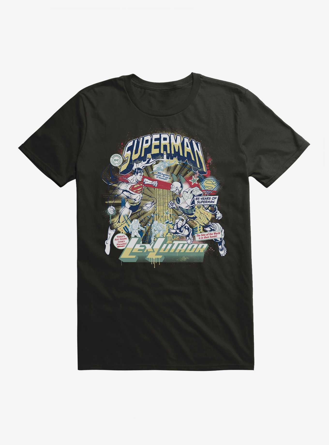 DC Comics Superman 85 Years Lex Luthor Fight T-Shirt, , hi-res