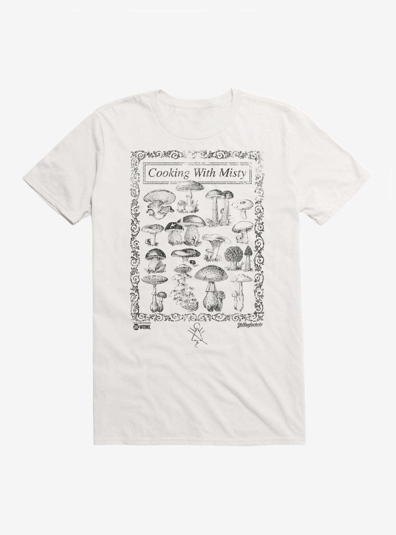 Yellowjackets Cooking With Misty Mushroom T-Shirt, WHITE, hi-res