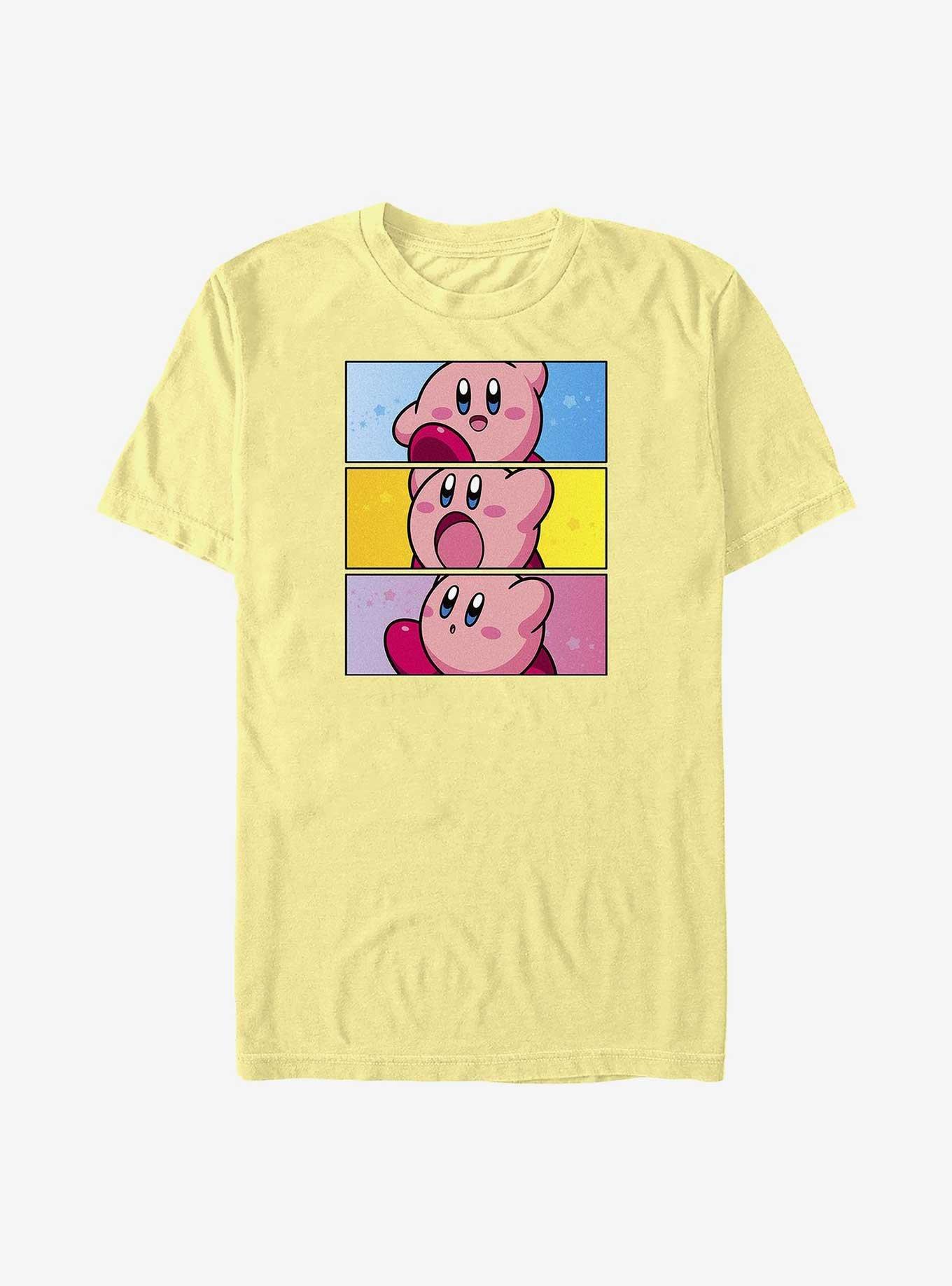 Kirby Panel Stack Extra Soft T-Shirt, BANANA, hi-res