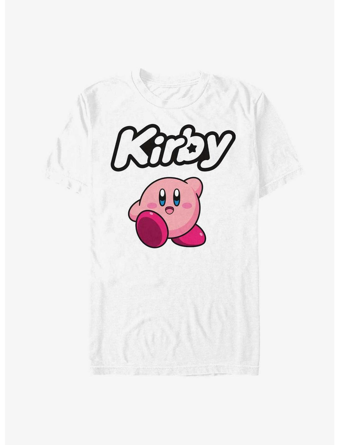 Kirby Star Pose T-Shirt, WHITE, hi-res