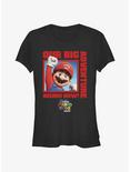 The Super Mario Bros. Movie Mario Our Big Adventure Begins Now Girls T-Shirt, BLACK, hi-res