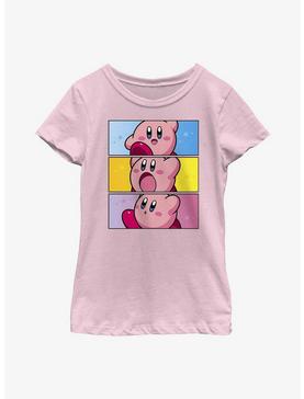 Kirby Panel Stack Youth Girls T-Shirt, , hi-res