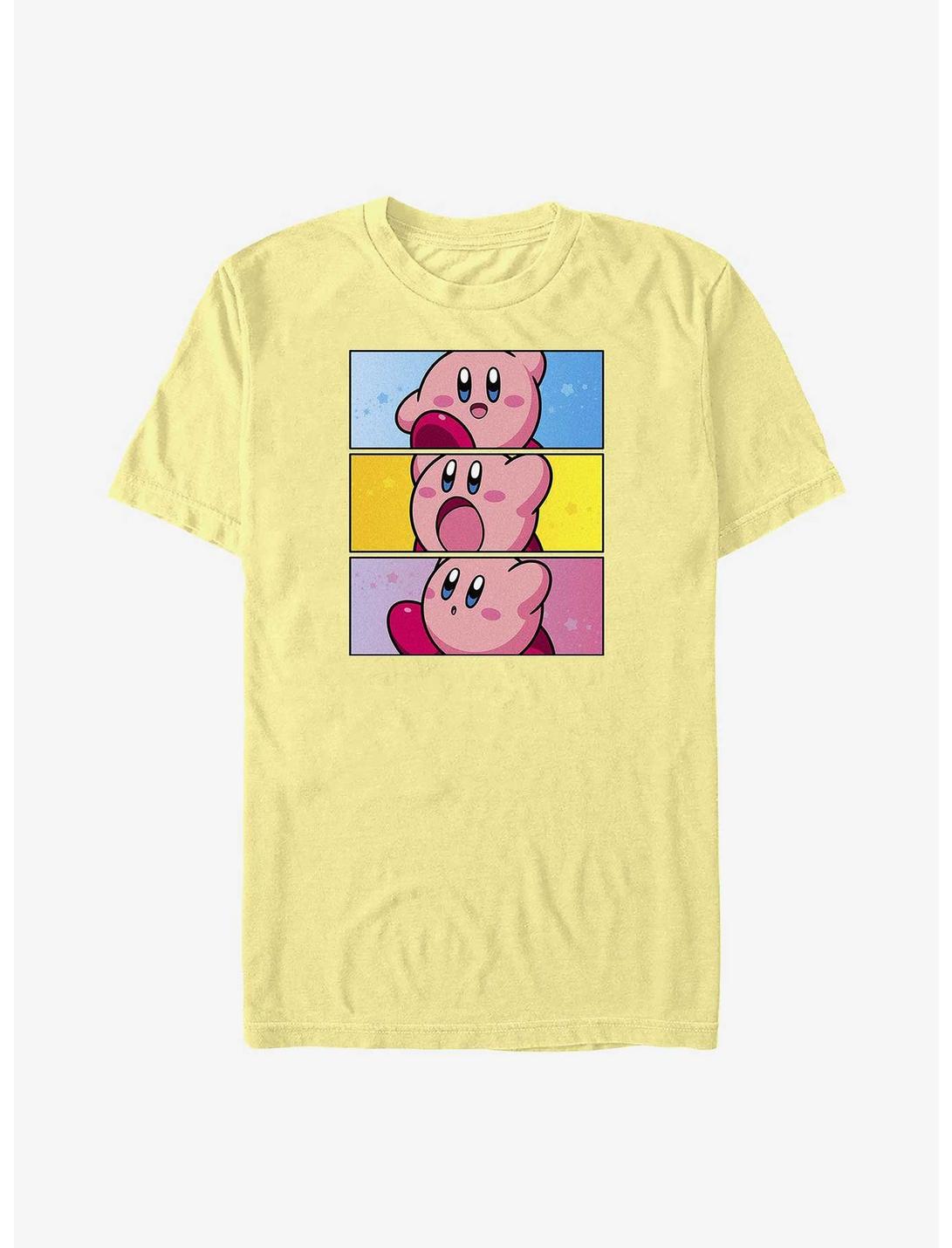 Kirby Panel Stack T-Shirt, BANANA, hi-res