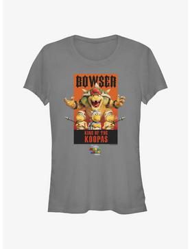 The Super Mario Bros. Movie Bowser King of the Koopas Poster Girls T-Shirt, , hi-res