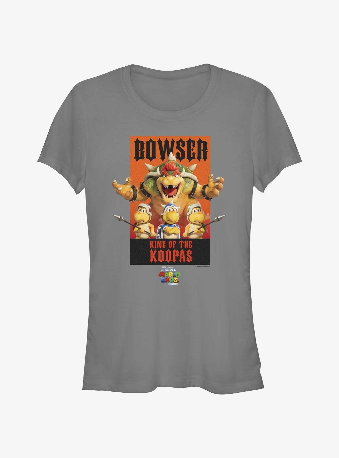 The Super Mario Bros. Movie Bowser King of the Koopas Poster Girls T-Shirt, , hi-res
