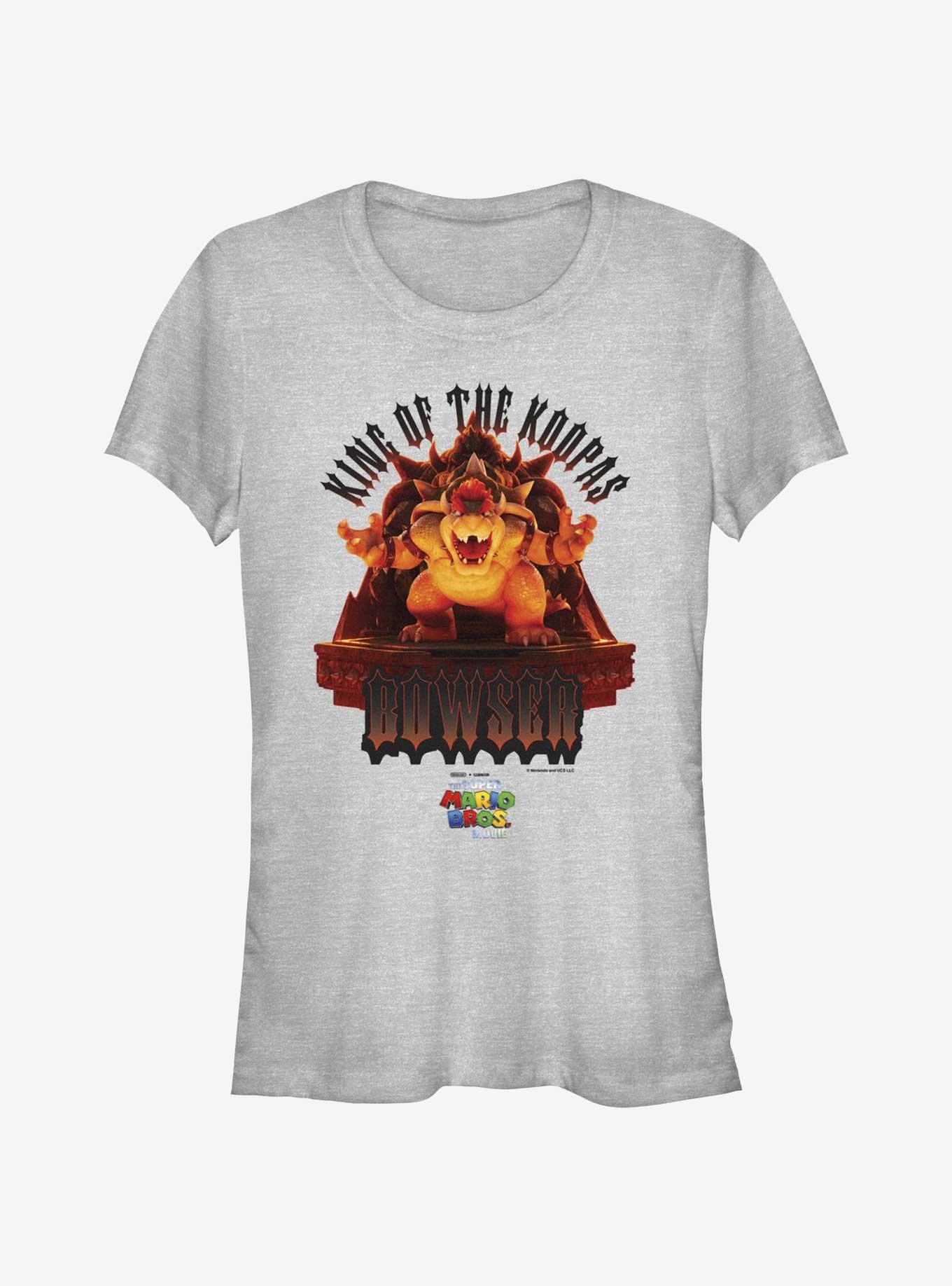 The Super Mario Bros. Movie King Bowser Statue Girls T-Shirt, , hi-res