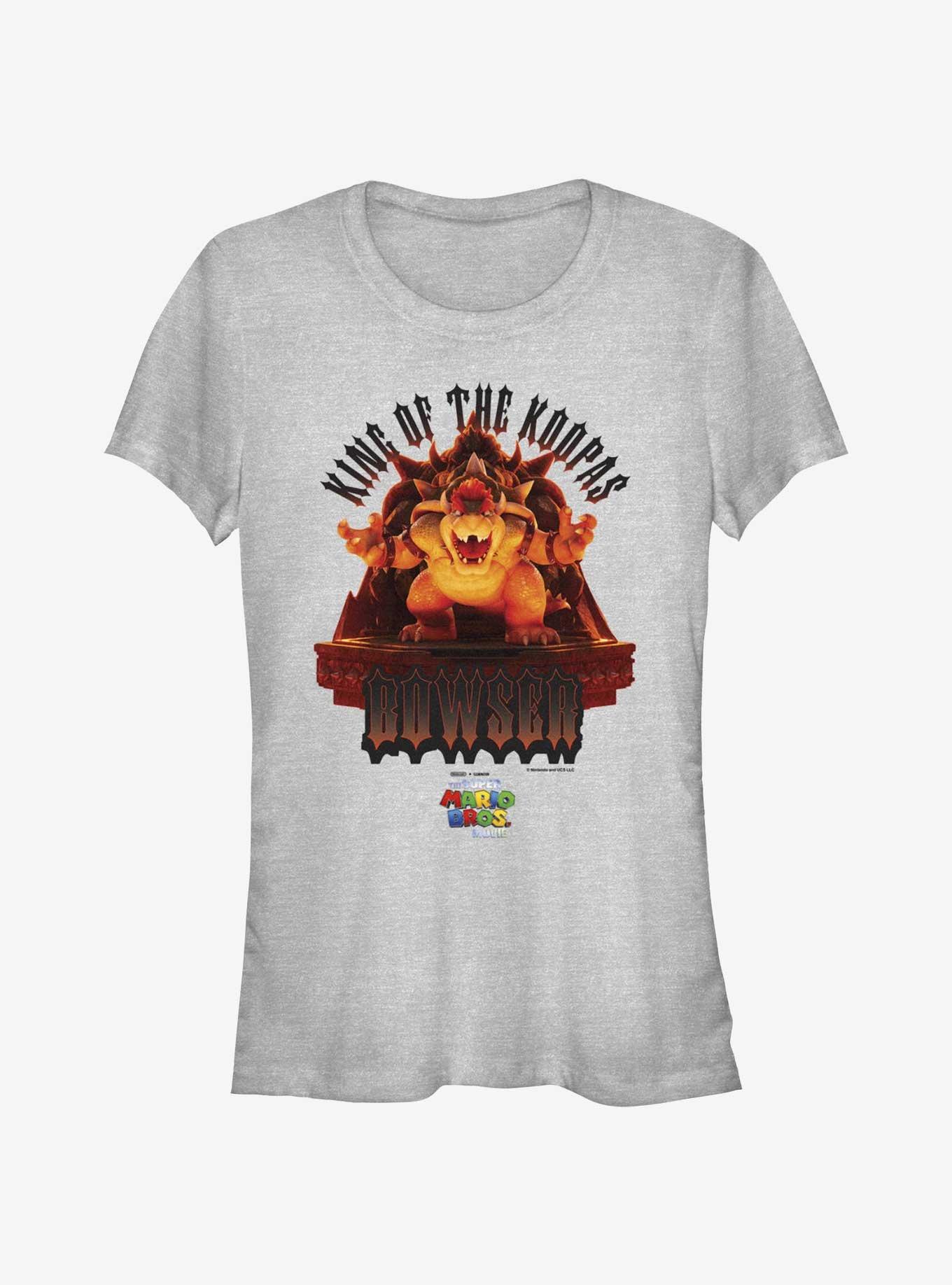 The Super Mario Bros. Movie King Bowser Statue Girls T-Shirt, , hi-res