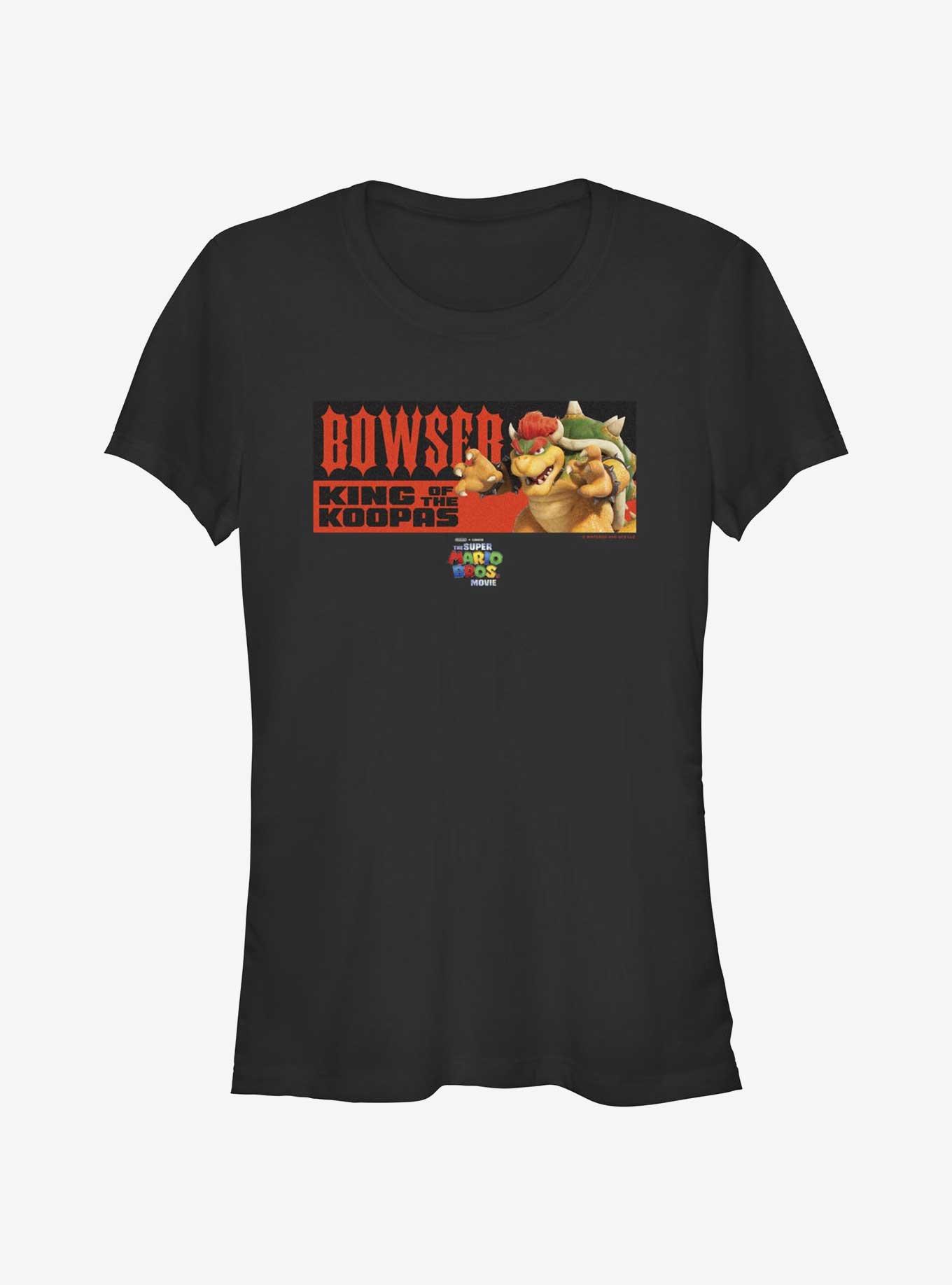 The Super Mario Bros. Movie Bowser King of Koopas Girls T Shirt