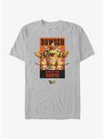 The Super Mario Bros. Movie Bowser King of the Koopas Poster T-Shirt, SILVER, hi-res