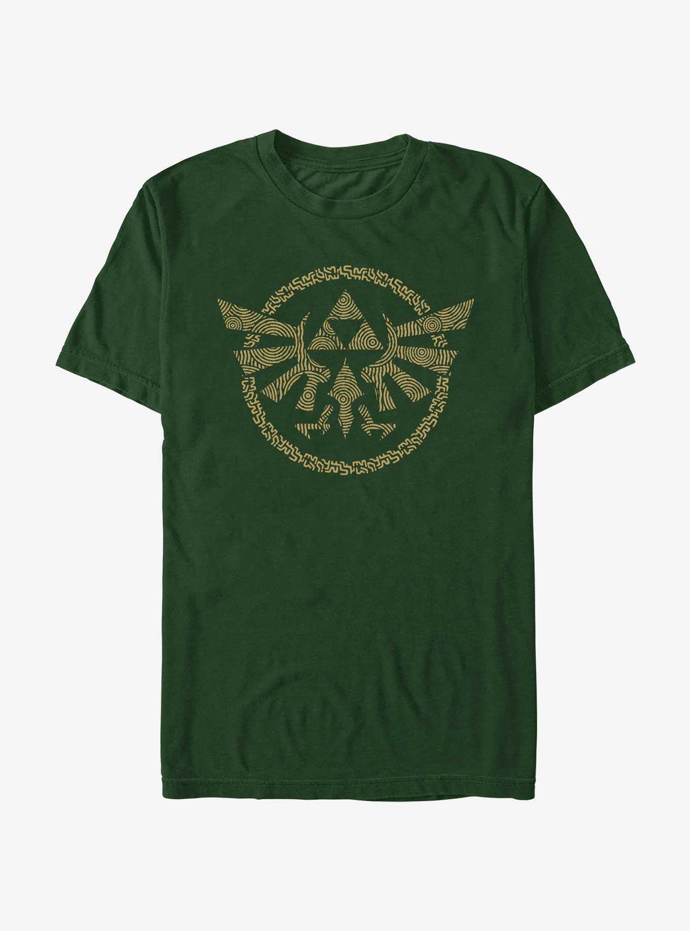 The Legend of Zelda: Tears of the Kingdom Hyrule Crest Extra Soft T-Shirt, , hi-res