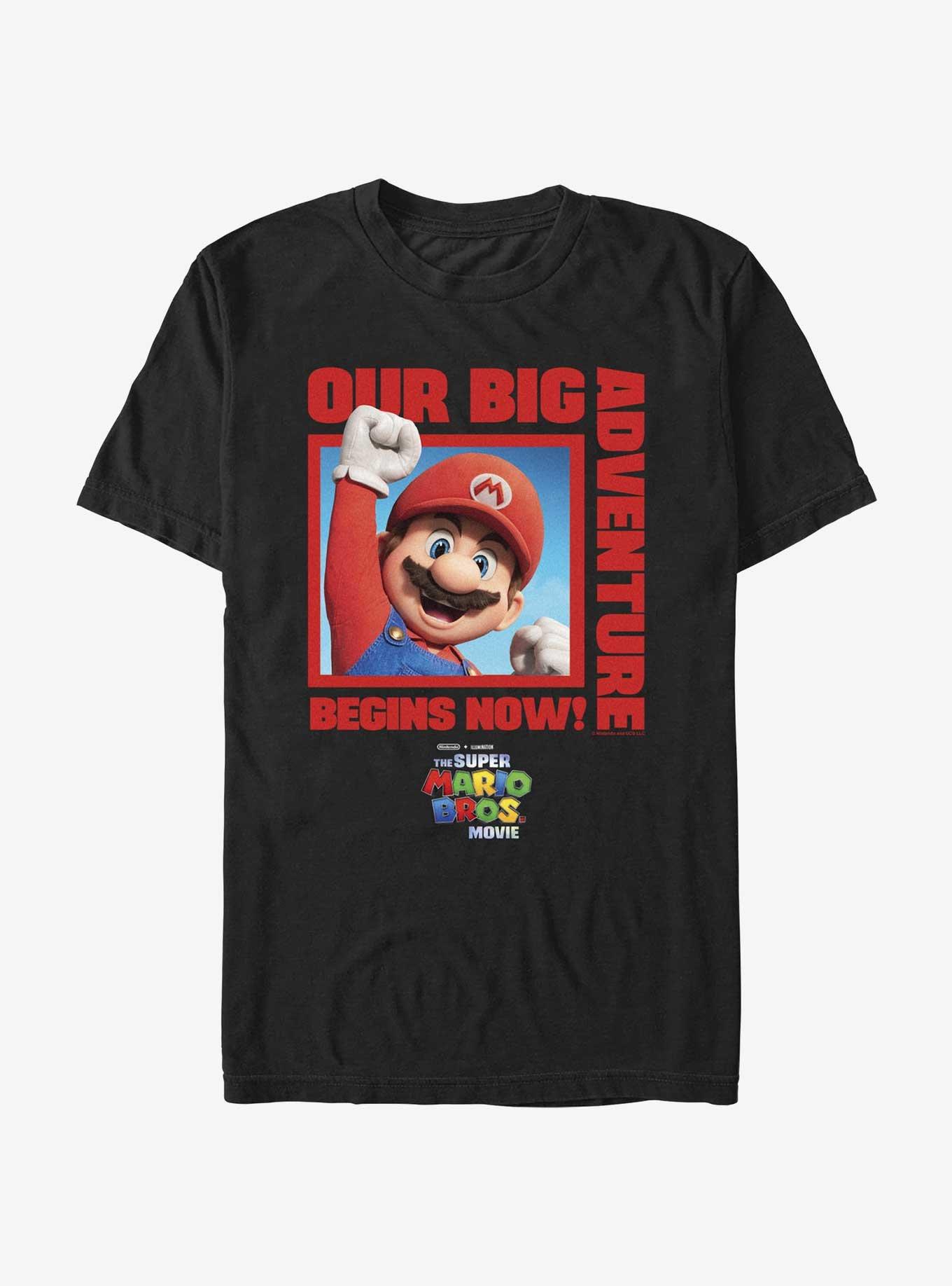 The Super Mario Bros. Movie Mario Our Big Adventure Begins Now T-Shirt, , hi-res