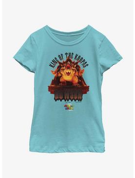 The Super Mario Bros. Movie King Bowser Statue Youth Girls T-Shirt, , hi-res