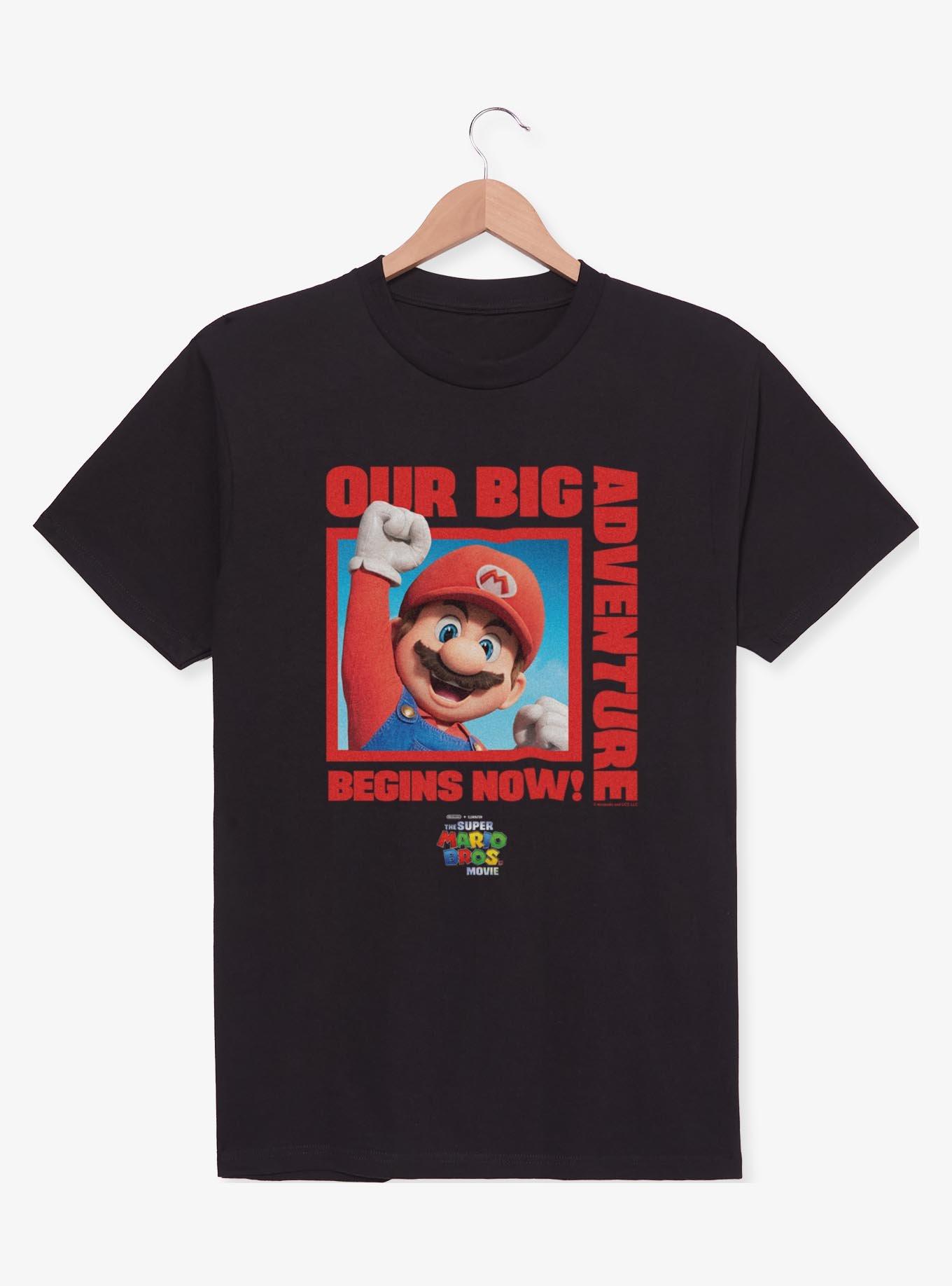 The Super Mario Bros. Movie Mario Our Big Adventure Begins Now T-Shirt