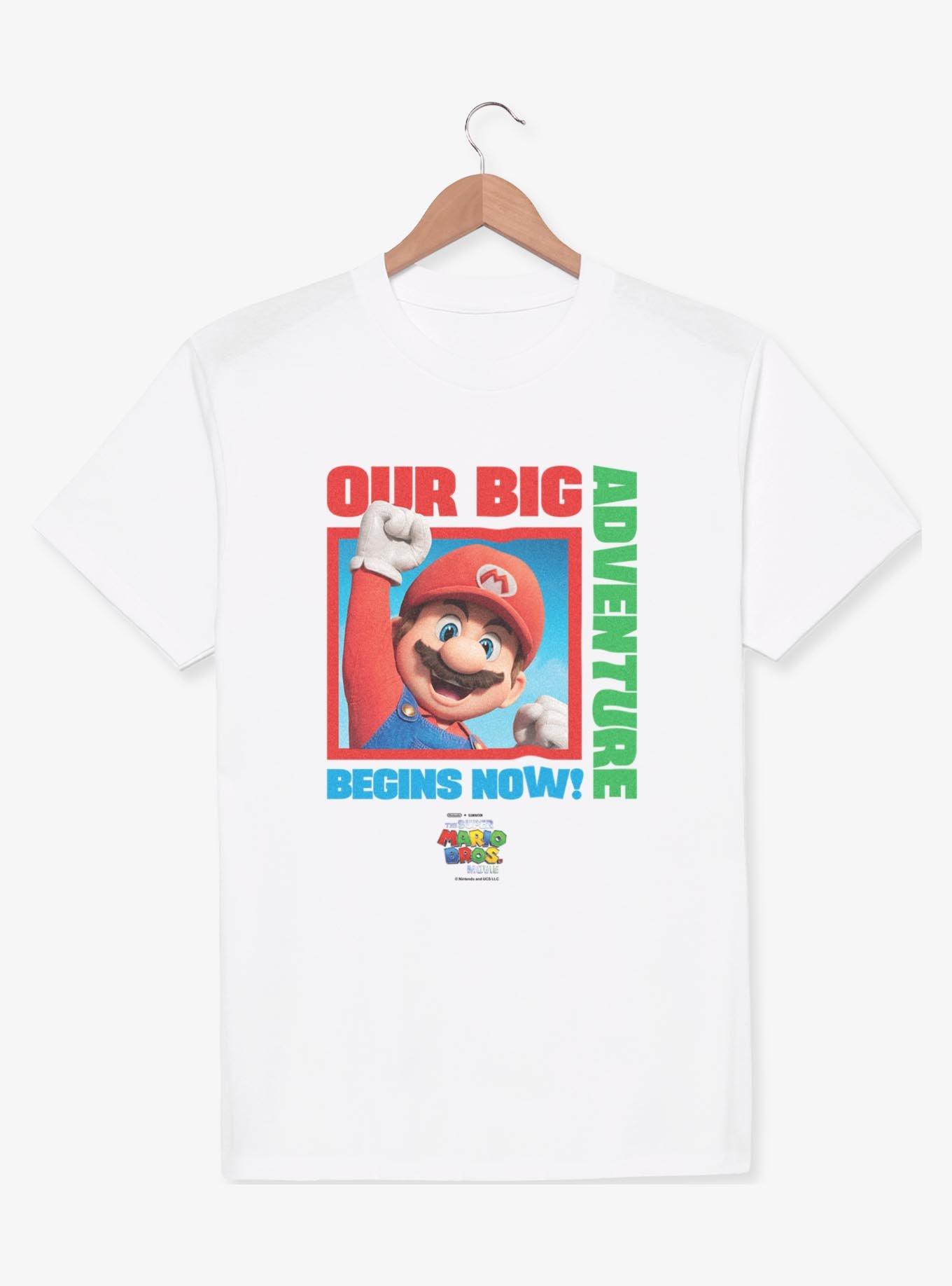 The Super Mario Bros. Movie Mario Our Big Adventure Begins Now T-Shirt