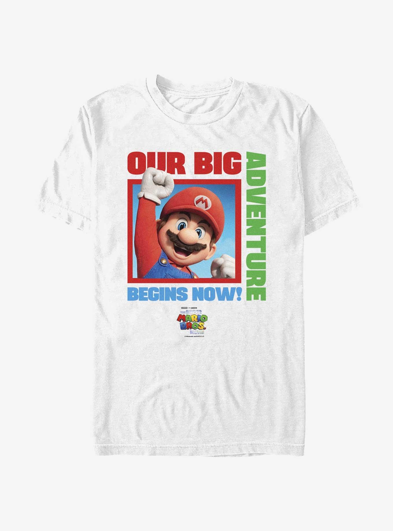 The Super Mario Bros. Movie Mario Our Big Adventure Begins Now T-Shirt, , hi-res