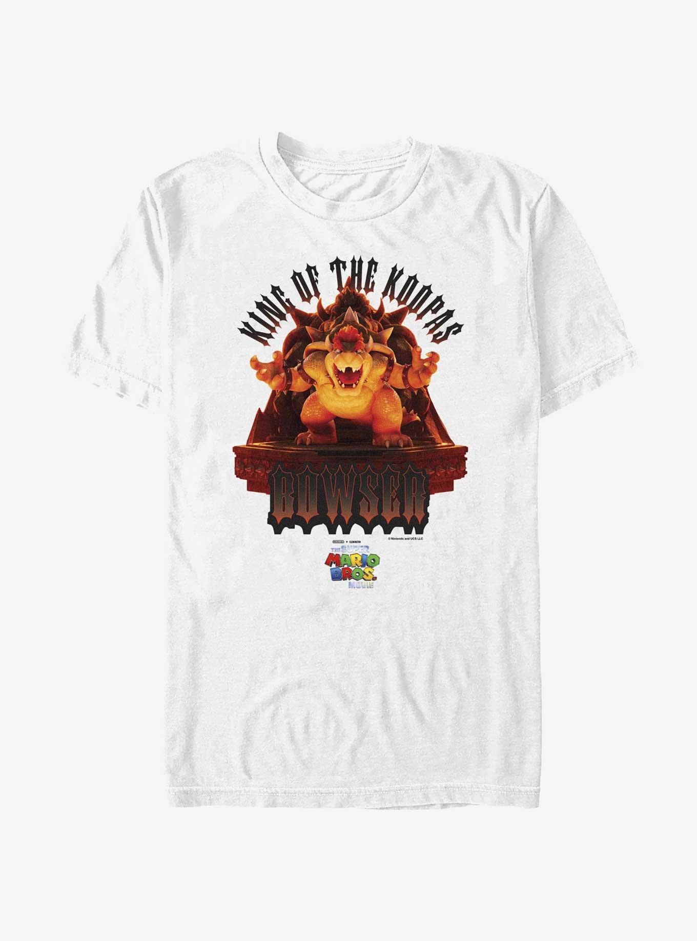 The Super Mario Bros. Movie King Bowser Statue T-Shirt, WHITE, hi-res