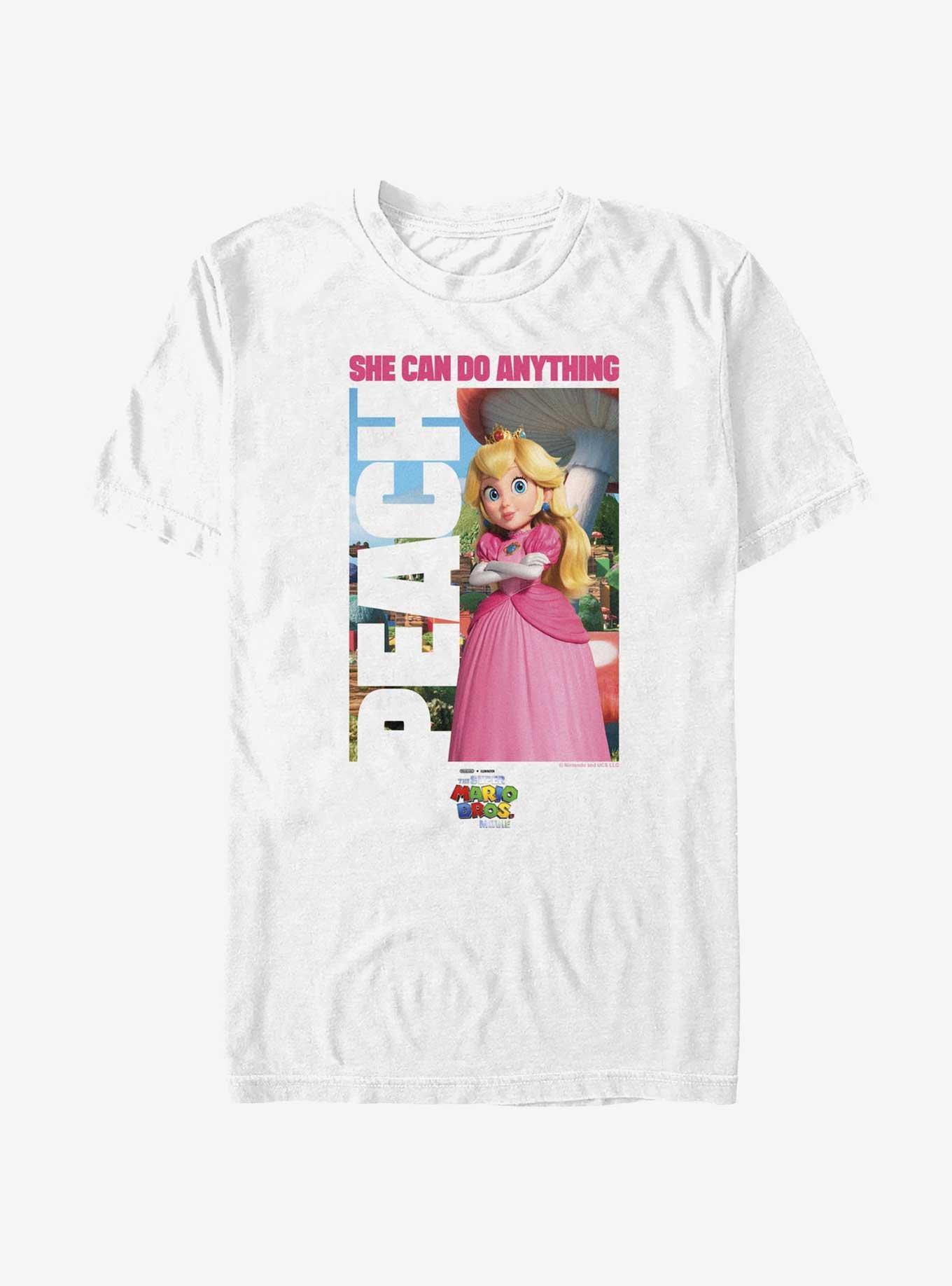 The Super Mario Bros. Movie Peach She Can Do Anything T-Shirt, , hi-res