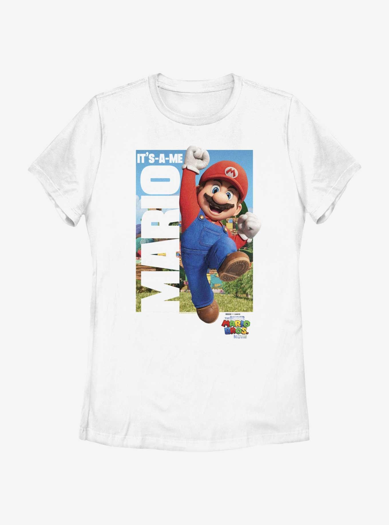 The Super Mario Bros. Movie It's-A-Me Mario Womens T-Shirt