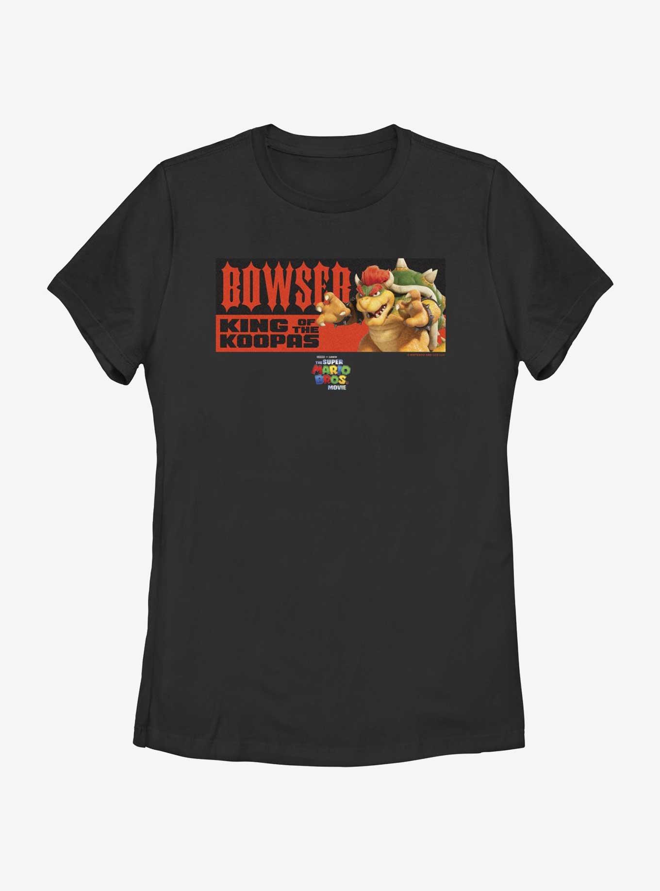 The Super Mario Bros. Movie Bowser King of Koopas Womens T-Shirt, , hi-res