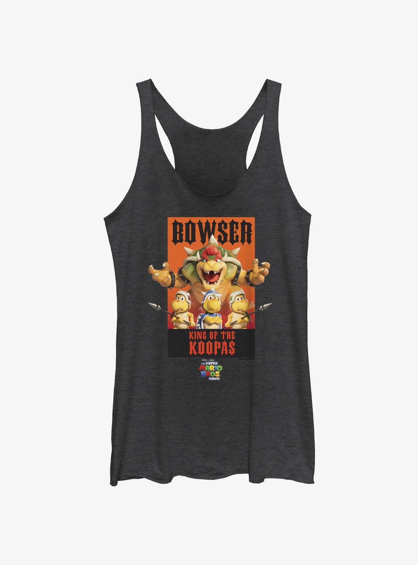 The Super Mario Bros. Movie Bowser King of the Koopas Poster Womens Tank Top