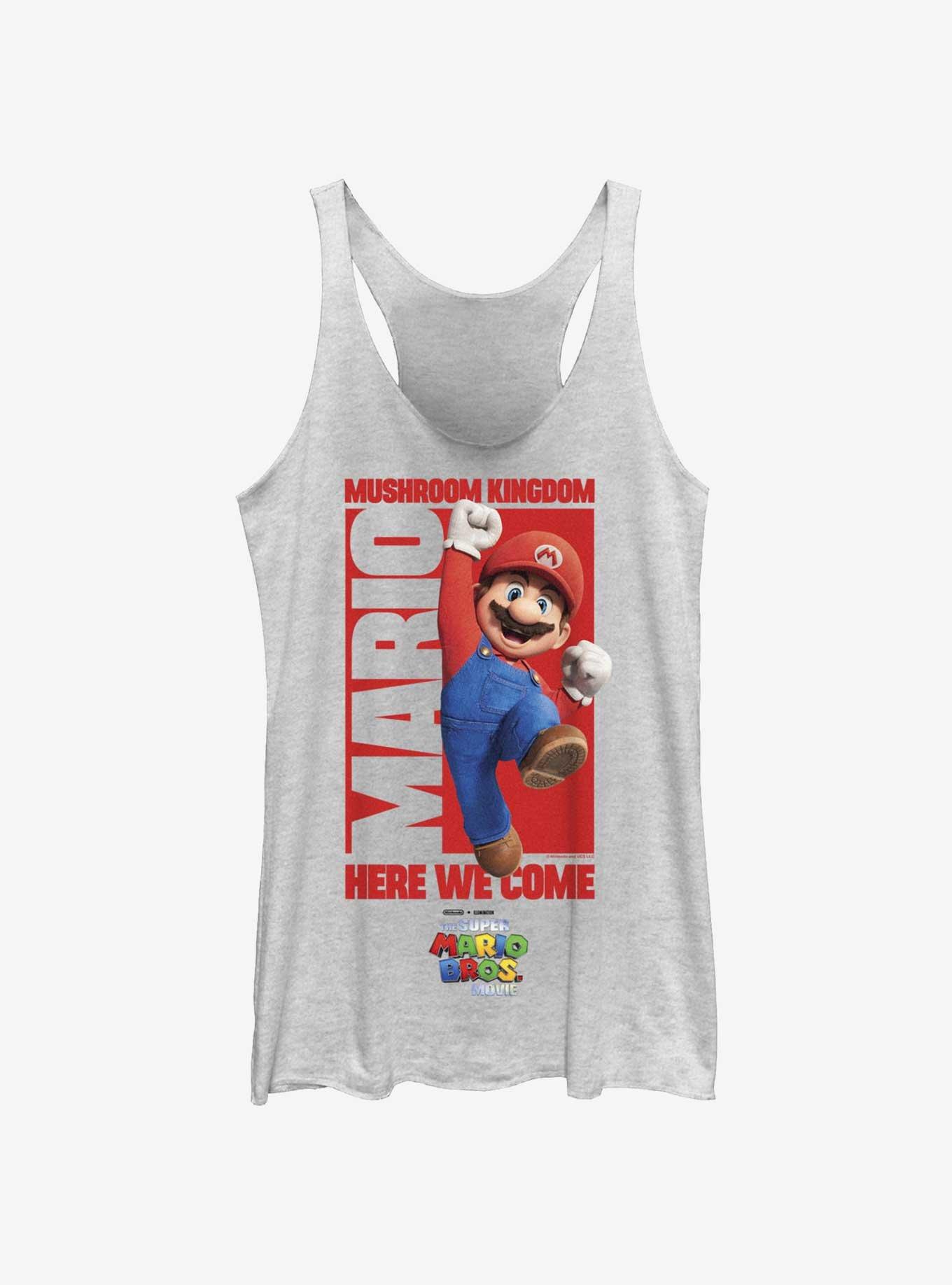 The Super Mario Bros. Movie Mario To Mushroom Kingdom Womens Tank Top, , hi-res