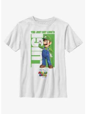 The Super Mario Bros. Movie You Just Got Luigi'd Youth T-Shirt, , hi-res
